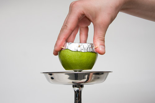 Кальян на яблоке - способ приготовления экзотического кальяна