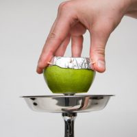 Как сделать кальян на яблоке